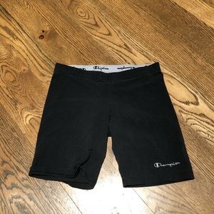 Black Champion biker shorts